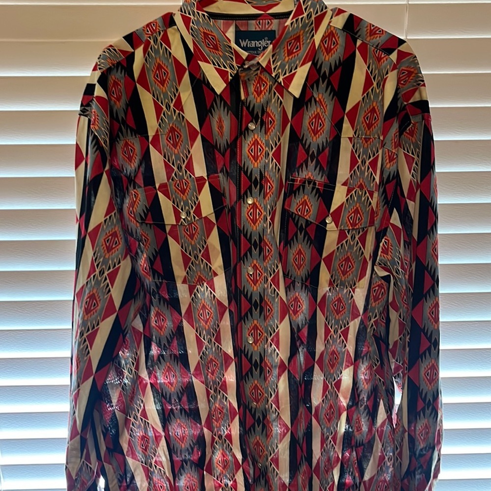 Mens Wrangler Pearl Snap